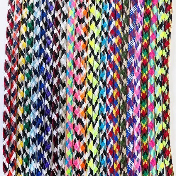 Tri-Color Tipped Shooting Lace - Lacrosse Fanatic