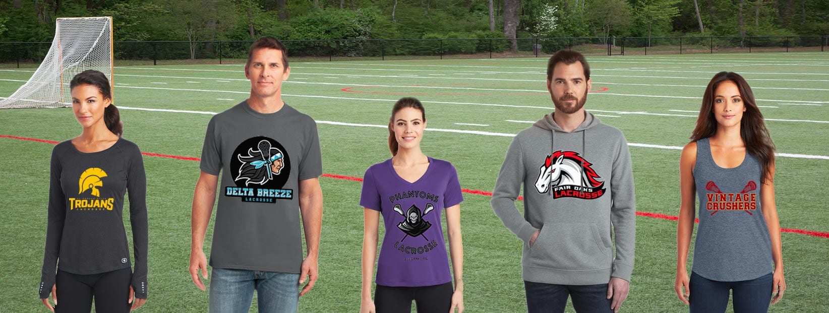 Spirit wear and team stores from Lacrosse Fanatic