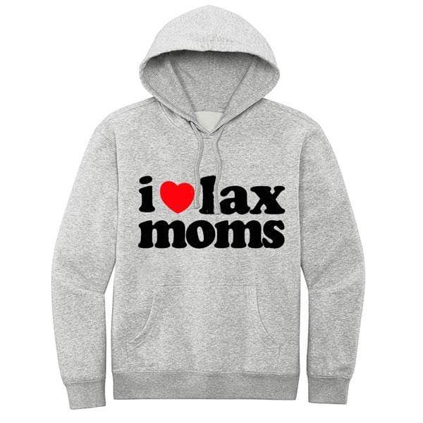 Lax Fan Original Hoodie I Heart Lax Moms