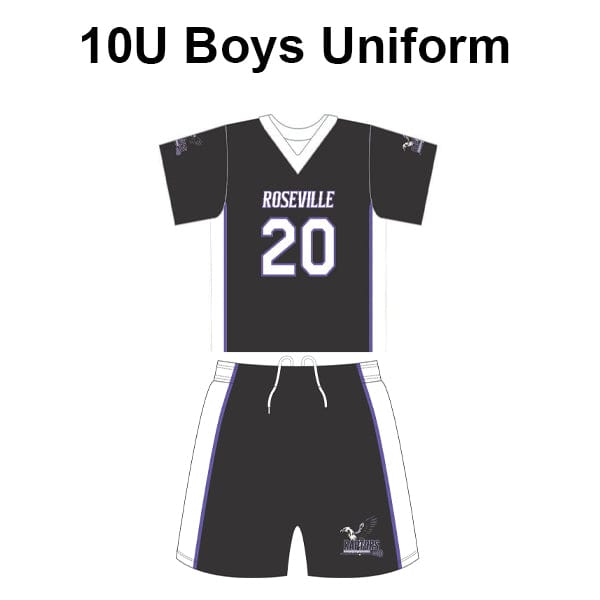 Roseville Raptors 10U Boys Uniform