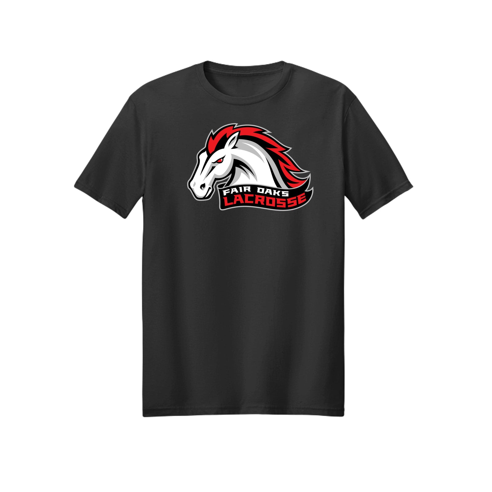 Lacrosse Fanatic  Jet Black / S Fair Oaks Mens Tee from Lacrosse Fanatic