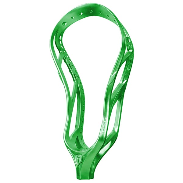 Adrenaline Mens Heads Satin Green Adrenaline Nomad Transition Satin Chrome Unstrung Mens Lacrosse Head from Lacrosse Fanatic