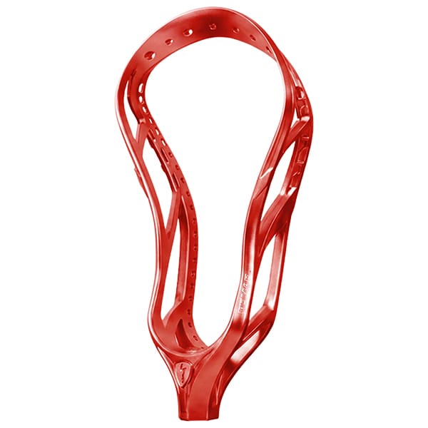 Adrenaline Mens Heads Satin Red Adrenaline Nomad Transition Satin Chrome Unstrung Mens Lacrosse Head from Lacrosse Fanatic