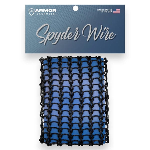 Armor Mesh Stringing Supplies Black Armor Mesh Spyder Wire Black Widow Lacrosse Mesh from Lacrosse Fanatic