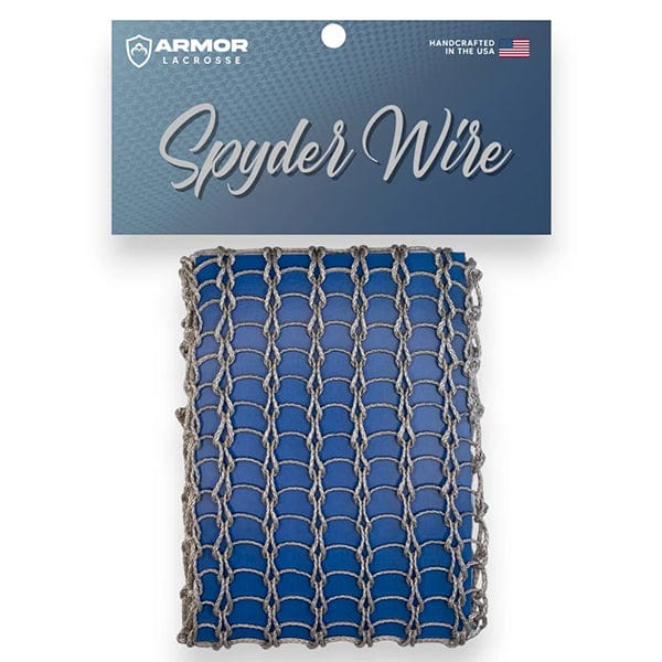 Armor Mesh Stringing Supplies Silver Armor Mesh Spyder Wire Steel Lacrosse Mesh from Lacrosse Fanatic