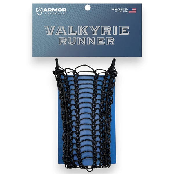 Armor Mesh Stringing Supplies Black Armor Mesh Valkyrie Runner Womens Lacrosse Mesh Runner from Lacrosse Fanatic