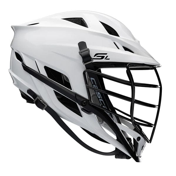 Cascade Helmets White Cascade SL Lacrosse Helmet - White, White, Black, White from Lacrosse Fanatic