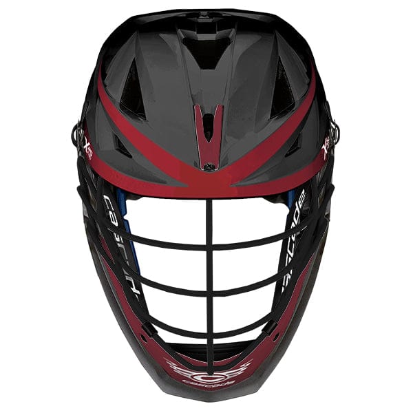 Cascade Helmets Black/Maroon Cascade XRS Pro Lacrosse Helmet - for Bear River from Lacrosse Fanatic