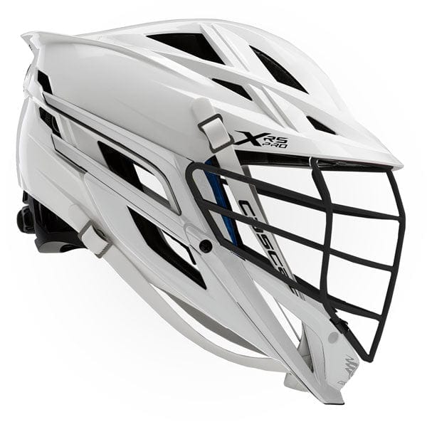 Cascade Helmets White Cascade XRS Pro Lacrosse Helmet - White, White, Black, White from Lacrosse Fanatic