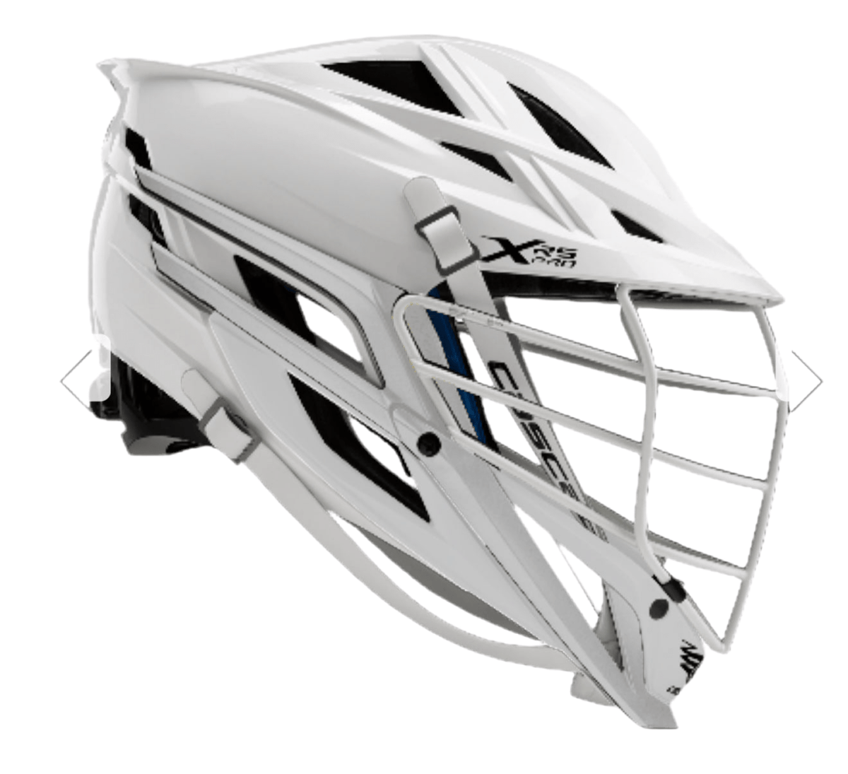 Cascade Helmets White Cascade XRS Pro Lacrosse Helmet - White, White, White, White from Lacrosse Fanatic