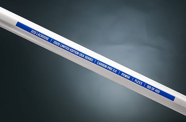East Coast Dyes Mens Handles 2026 USA Limited Edition ECD Carbon Pro 3.0 Power Lacrosse Shaft from Lacrosse Fanatic