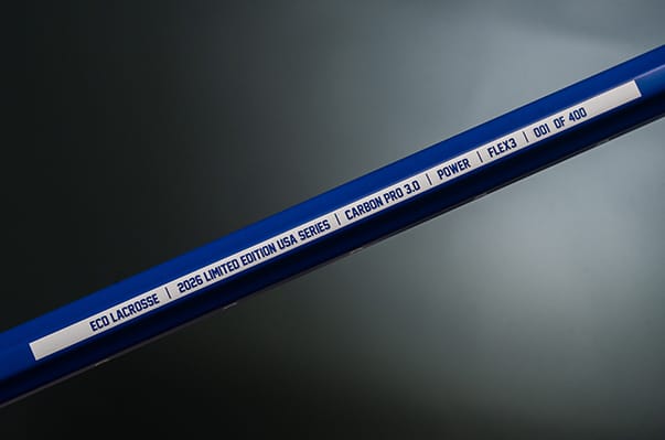 East Coast Dyes Mens Handles 2026 USA Limited Edition ECD Carbon Pro 3.0 Power Lacrosse Shaft from Lacrosse Fanatic