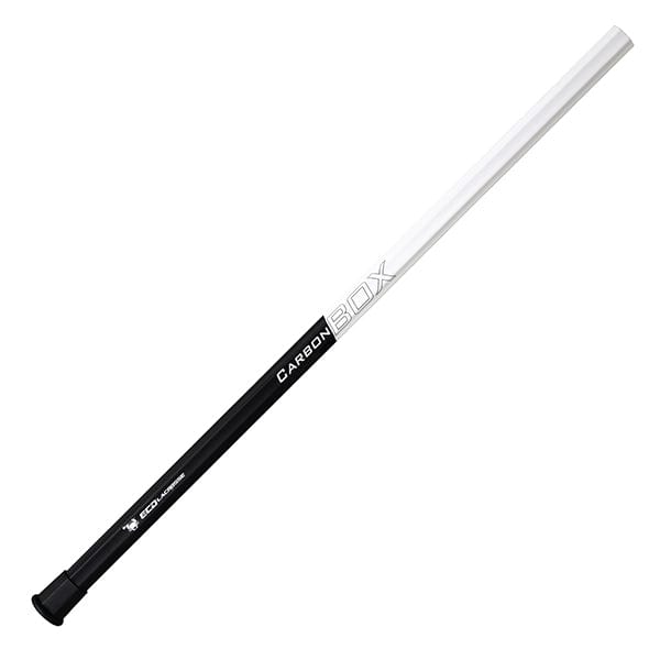 East Coast Dyes Mens Handles Black/White ECD Carbon Box Men's Lacrosse Shaft from Lacrosse Fanatic