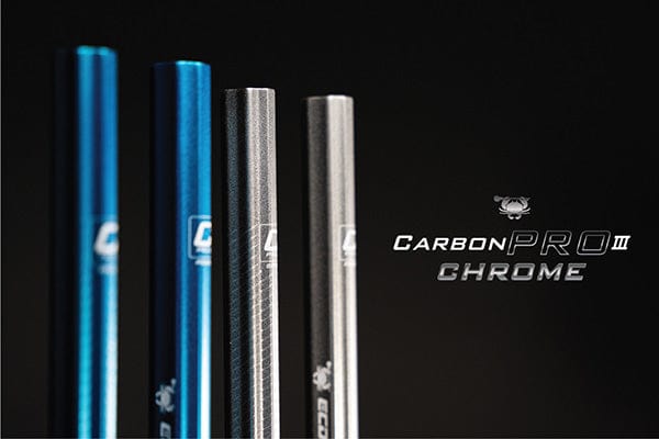 East Coast Dyes Mens Handles ECD Carbon Pro 3.0 Chrome Limited Edition Power Lacrosse Shaft from Lacrosse Fanatic