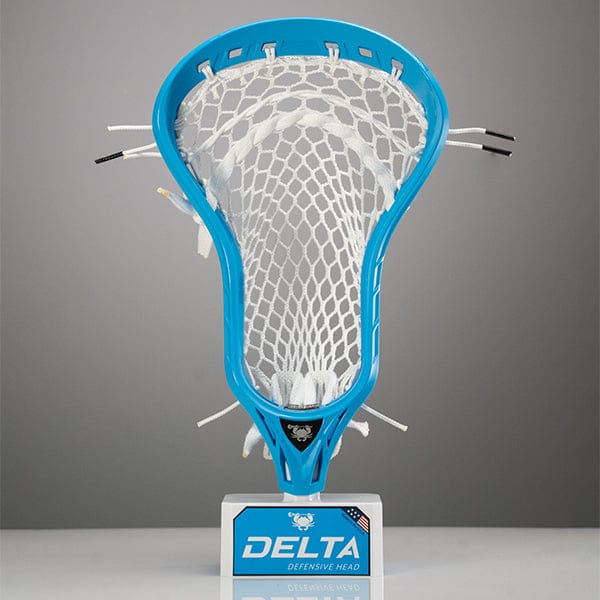 East Coast Dyes Mens Heads Blue / No Thanks I don't want my head strung 2025 Black Friday Limited Edition ECD Blue Delta Defense Mens Lacrosse Head from Lacrosse Fanatic