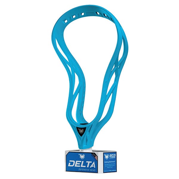 East Coast Dyes Mens Heads Blue / No Thanks I don't want my head strung 2025 Black Friday Limited Edition ECD Blue Delta Defense Mens Lacrosse Head from Lacrosse Fanatic