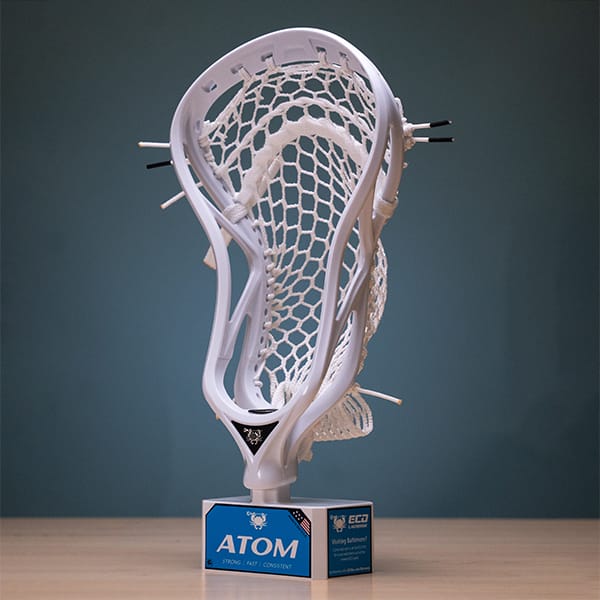 East Coast Dyes Mens Heads ECD Atom Elite Pocket Strung Mens Attack Lacrosse Head from Lacrosse Fanatic