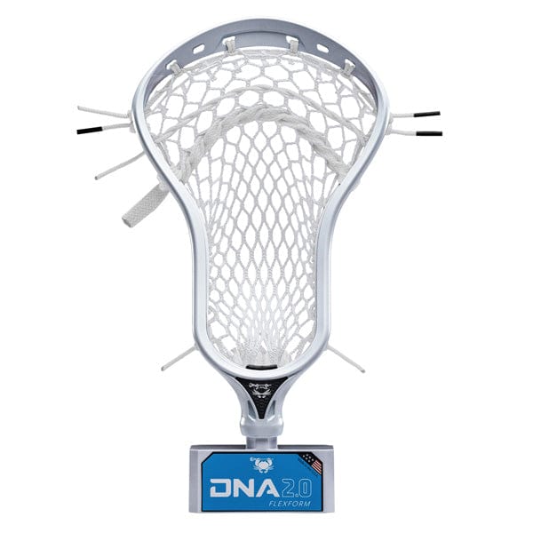 East Coast Dyes Mens Heads White/White ECD DNA 2.0 Strung Mens Lacrosse Head from Lacrosse Fanatic