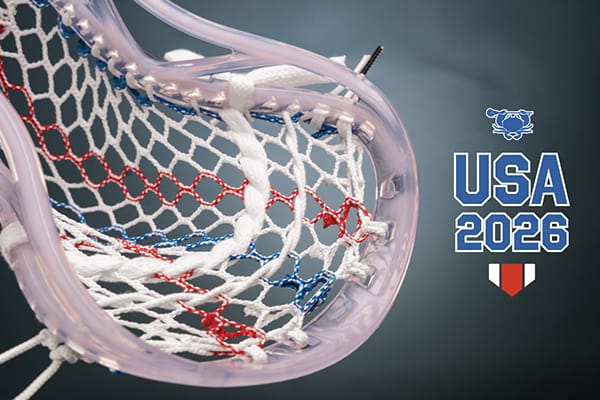 East Coast Dyes Stringing Supplies USA / Semi-Soft 2026 USA Limited Edition ECD Hero 4.0 Semi-Soft Mesh from Lacrosse Fanatic