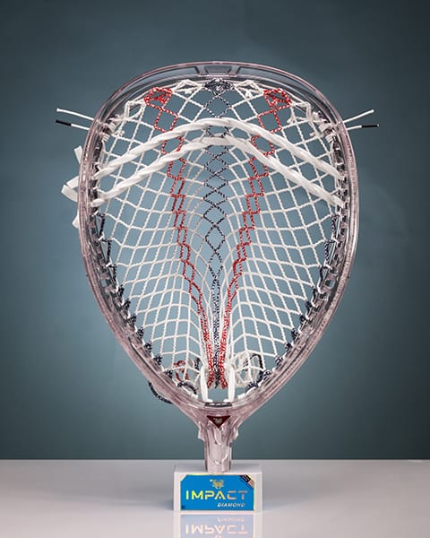 East Coast Dyes Stringing Supplies USA / Semi-Soft 2026 USA Limited Edition ECD Impact Goalie Semi-Soft Lacrosse Mesh from Lacrosse Fanatic