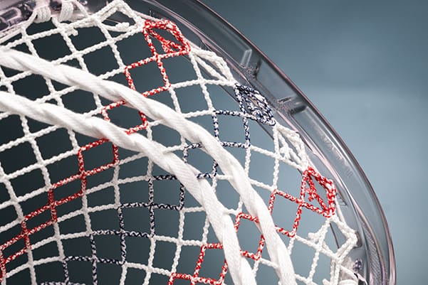 East Coast Dyes Stringing Supplies USA / Semi-Soft 2026 USA Limited Edition ECD Impact Goalie Semi-Soft Lacrosse Mesh from Lacrosse Fanatic