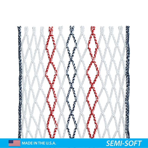 East Coast Dyes Stringing Supplies USA / Semi-Soft 2026 USA Limited Edition ECD Impact Goalie Semi-Soft Lacrosse Mesh from Lacrosse Fanatic