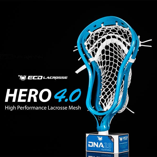 East Coast Dyes Stringing Supplies White Semi-Hard ECD Hero 4.0 Semi-Hard Lacrosse Mesh - White from Lacrosse Fanatic