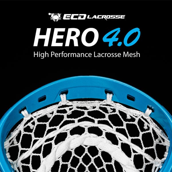 East Coast Dyes Stringing Supplies White Semi-Hard ECD Hero 4.0 Semi-Hard Lacrosse Mesh - White from Lacrosse Fanatic