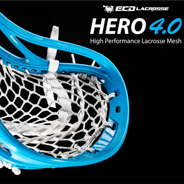 East Coast Dyes Stringing Supplies White Semi-Hard ECD Hero 4.0 Semi-Hard Lacrosse Mesh - White from Lacrosse Fanatic