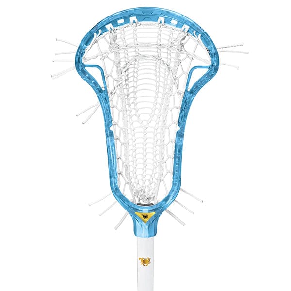 East Coast Dyes Womens Complete Sticks Frost (Blue)/White ECD Halo Elite with Valkyrie Pocket Complete Women's Lacrosse Stick from Lacrosse Fanatic