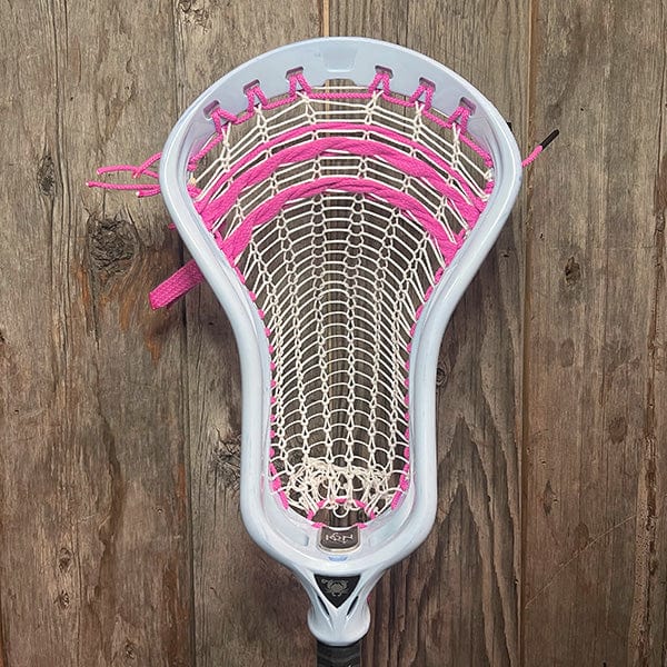 Lax Fan Custom Dyed Carolina Blue ECD Ion Mens Lacrosse Head with Whit