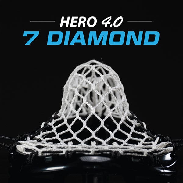 ECD Stringing Supplies White ECD Hero 4.0 7D Semi-Soft Lacrosse Mesh - White from Lacrosse Fanatic