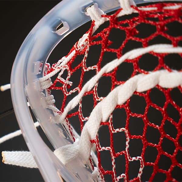 ECD Stringing Supplies Red/White Storm Striker ECD Hero 4.0 Semi-Soft Lacrosse Mesh - Red Bandana from Lacrosse Fanatic