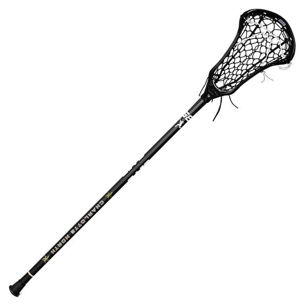 Gait Womens Complete Sticks Black / White Gait CHARLOTTE NORTH Whip 2 Flex Mesh Complete Women's Lacrosse Stick from Lacrosse Fanatic