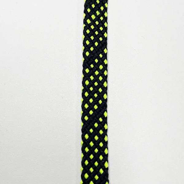 Jimalax Stringing Supplies Black/Neon Green / 33&quot; Firework Tipped Shooting Lace from Lacrosse Fanatic