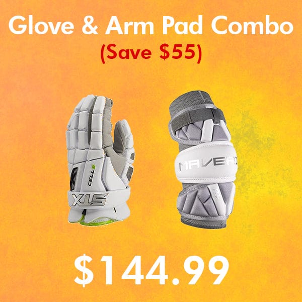 Lacrosse Fanatic Bargain Bundle Cell VI Glove &amp; MX Arm Pad Combo from Lacrosse Fanatic