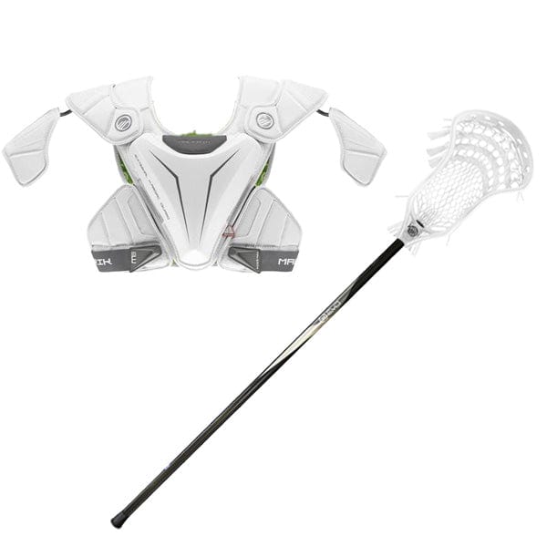 Lacrosse Fanatic Bargain Bundle Guys Shoulder Pad + Complete Stick Bundle from Lacrosse Fanatic