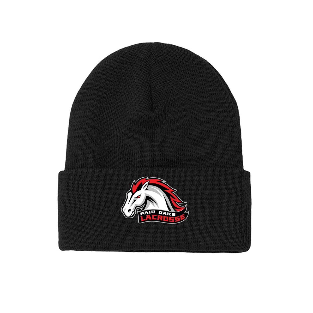 Lacrosse Fanatic  Black / ONE SIZE Fair Oaks Beanie from Lacrosse Fanatic