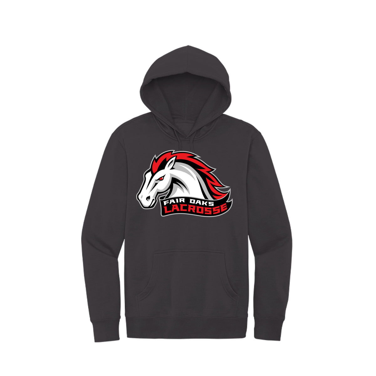 Lacrosse Fanatic  Black / XS Fair Oaks Men's Fleece Hoodie from Lacrosse Fanatic