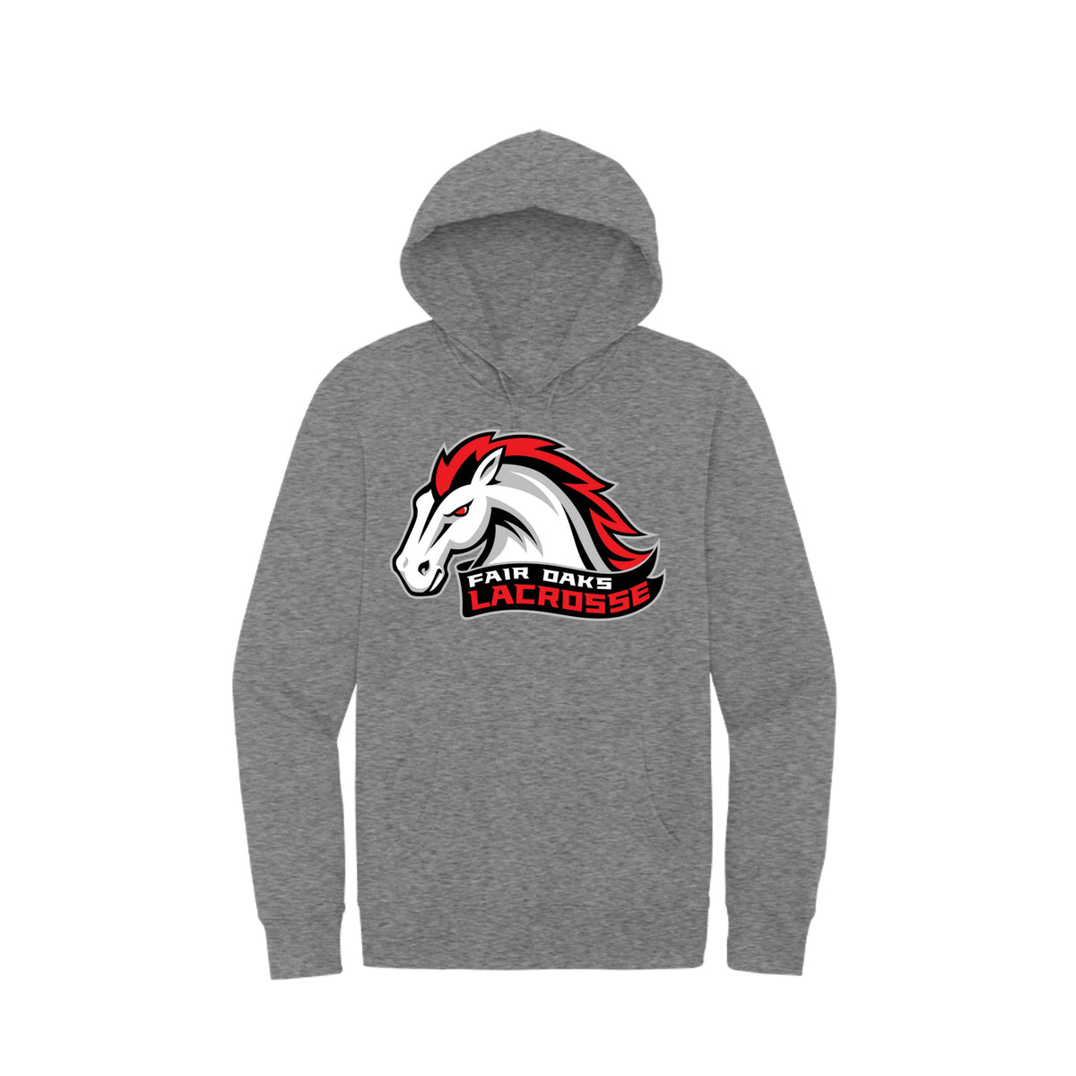 Lacrosse Fanatic  Light Heather Grey / XS Fair Oaks Men's Fleece Hoodie from Lacrosse Fanatic