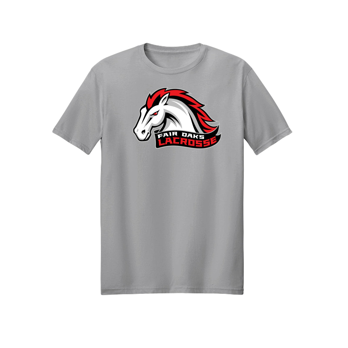 Lacrosse Fanatic  Athletic Heather / S Fair Oaks Mens Tee from Lacrosse Fanatic