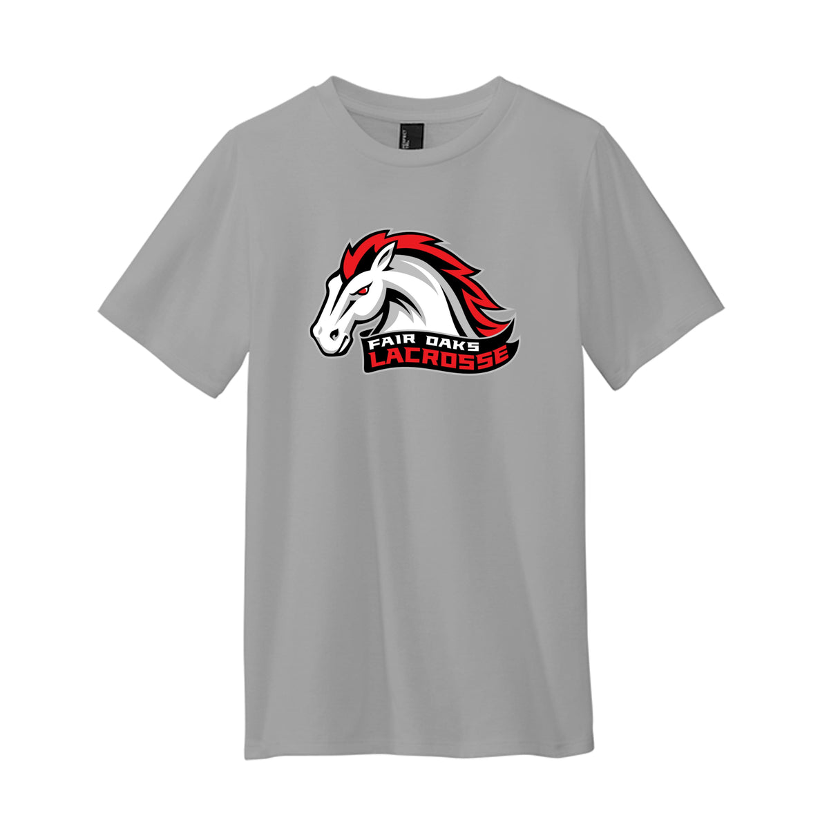Lacrosse Fanatic  Grey Frost / YXS Fair Oaks Youth Tee from Lacrosse Fanatic