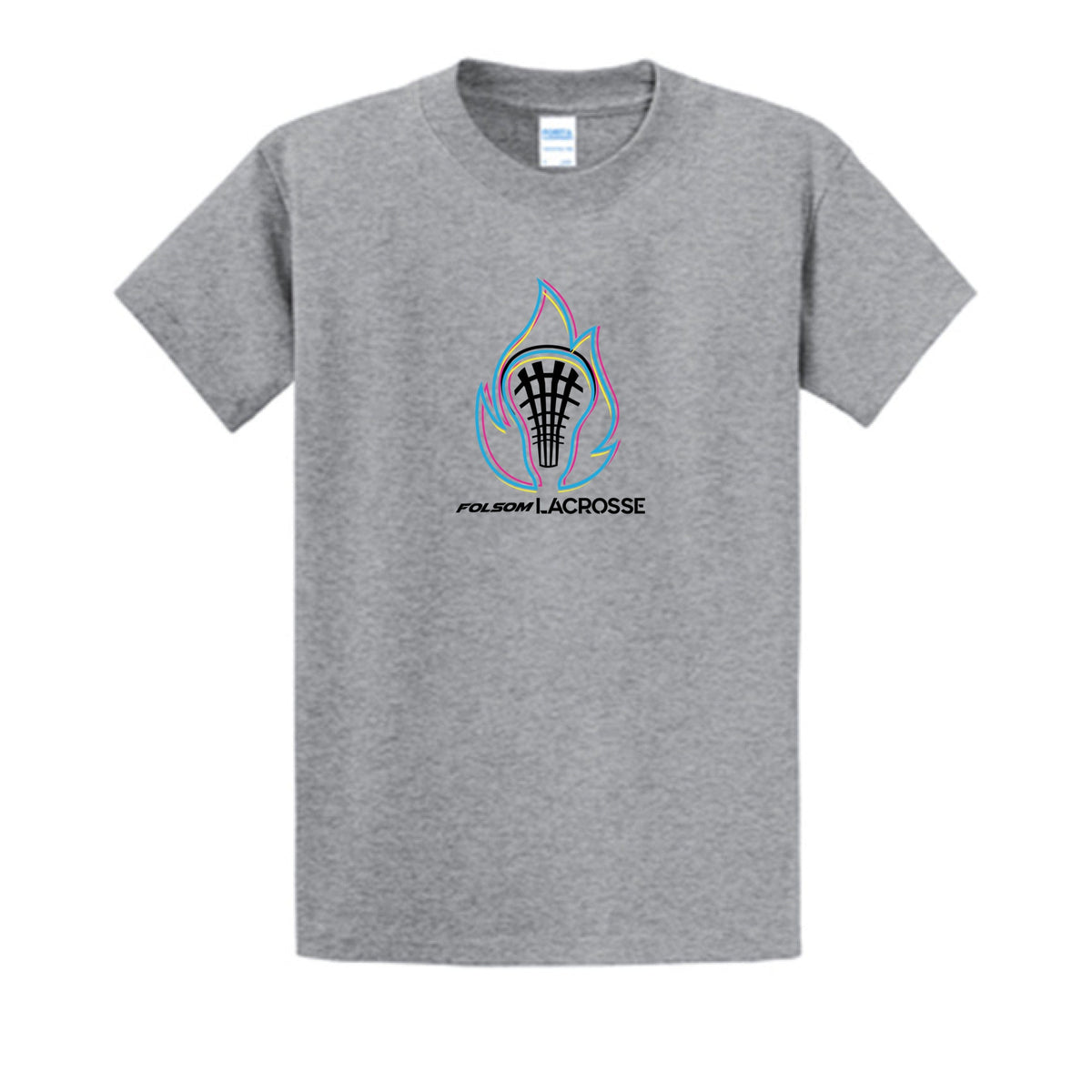 Lacrosse Fanatic  Athletic Hthr / S Folsom Fury Mens Tee - Grey from Lacrosse Fanatic