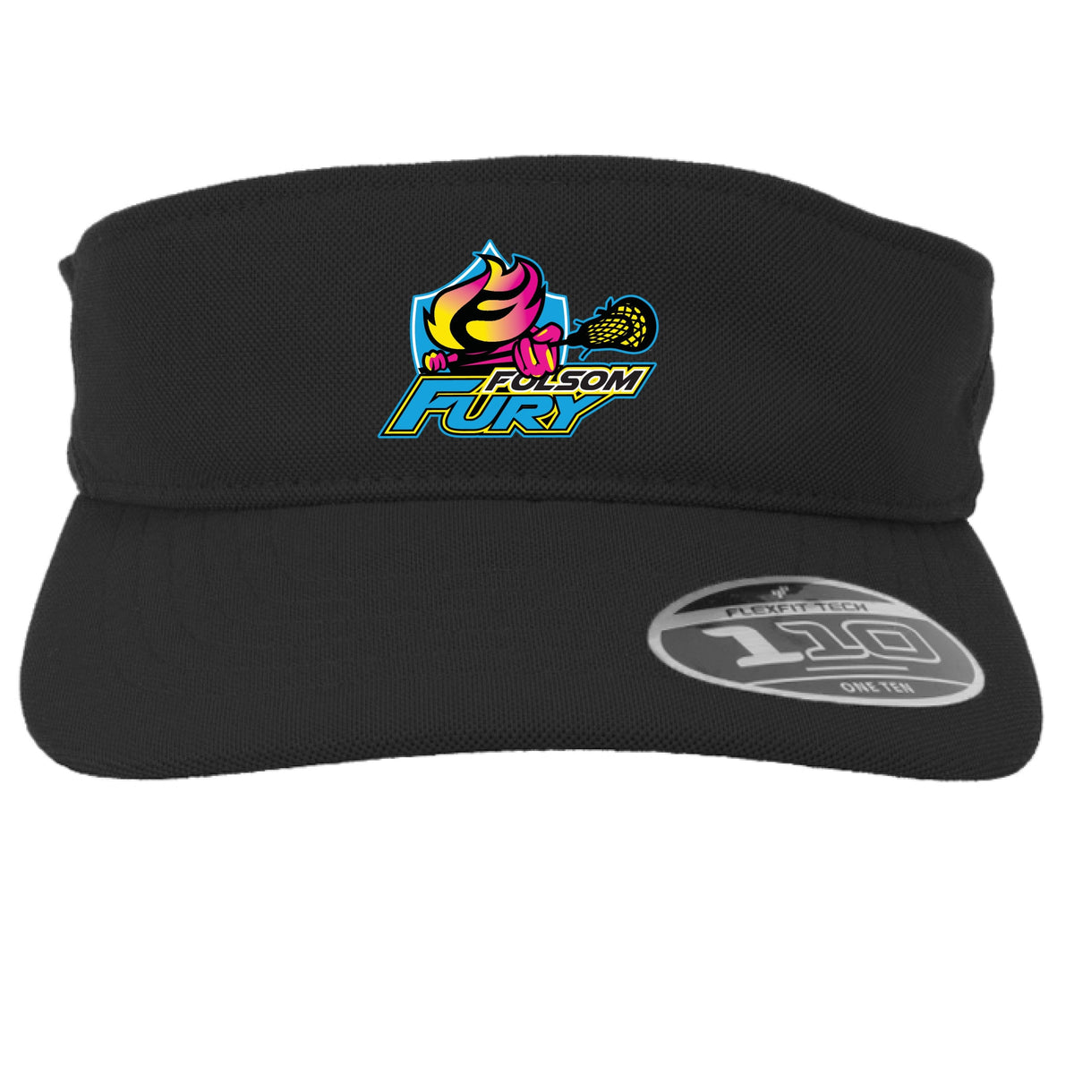 Lacrosse Fanatic  BLACK / ONE SIZE Folsom Fury Visor from Lacrosse Fanatic