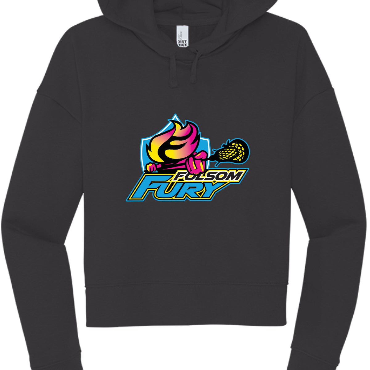 Lacrosse Fanatic  Black / XS Folsom Fury Women's Black Hoodie from Lacrosse Fanatic