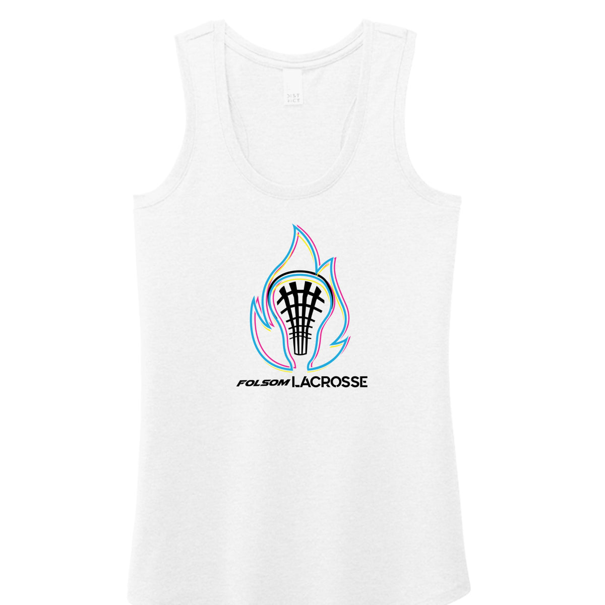 Lacrosse Fanatic  White / XS Folsom Fury Women's Racerback Tank - White from Lacrosse Fanatic