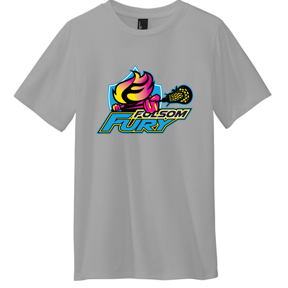 Lacrosse Fanatic  Folsom Fury Youth Tee - Black from Lacrosse Fanatic