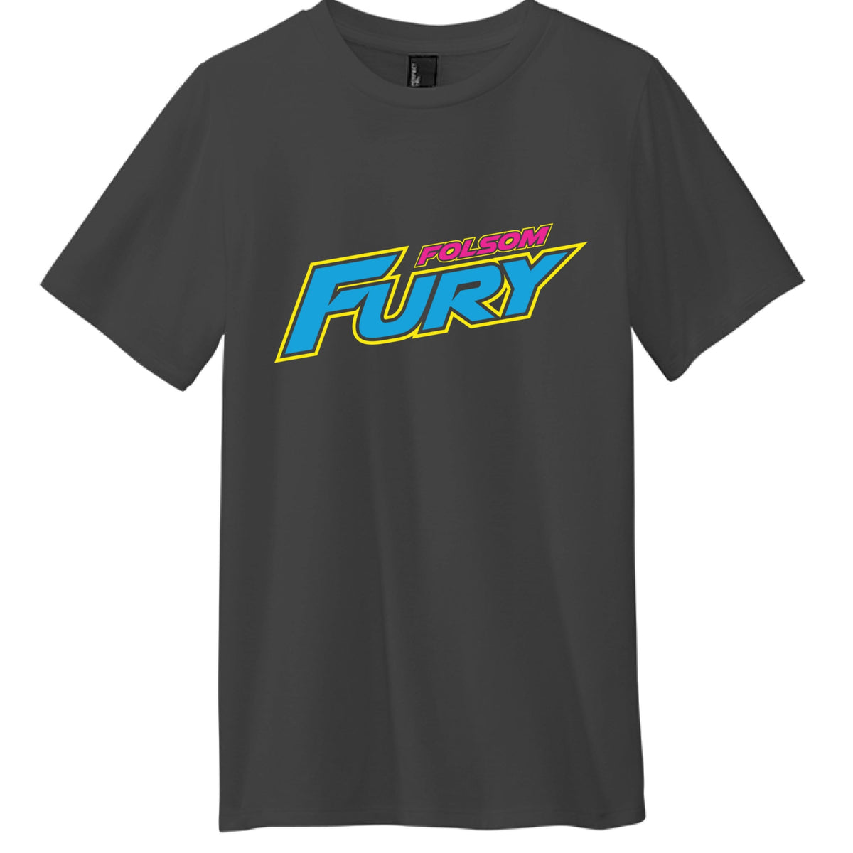 Lacrosse Fanatic  Black / YXS Folsom Fury Youth Tee - Black (Name Only) from Lacrosse Fanatic