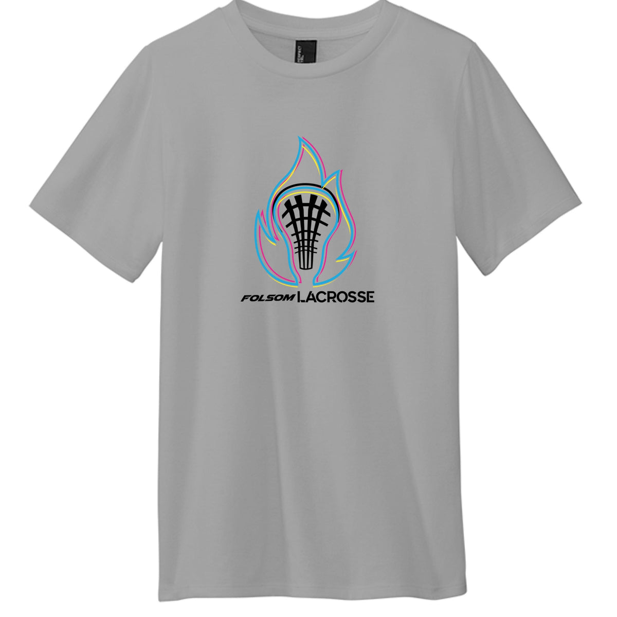 Lacrosse Fanatic  Grey Frost / YXS Folsom Fury Youth Tee - Grey from Lacrosse Fanatic