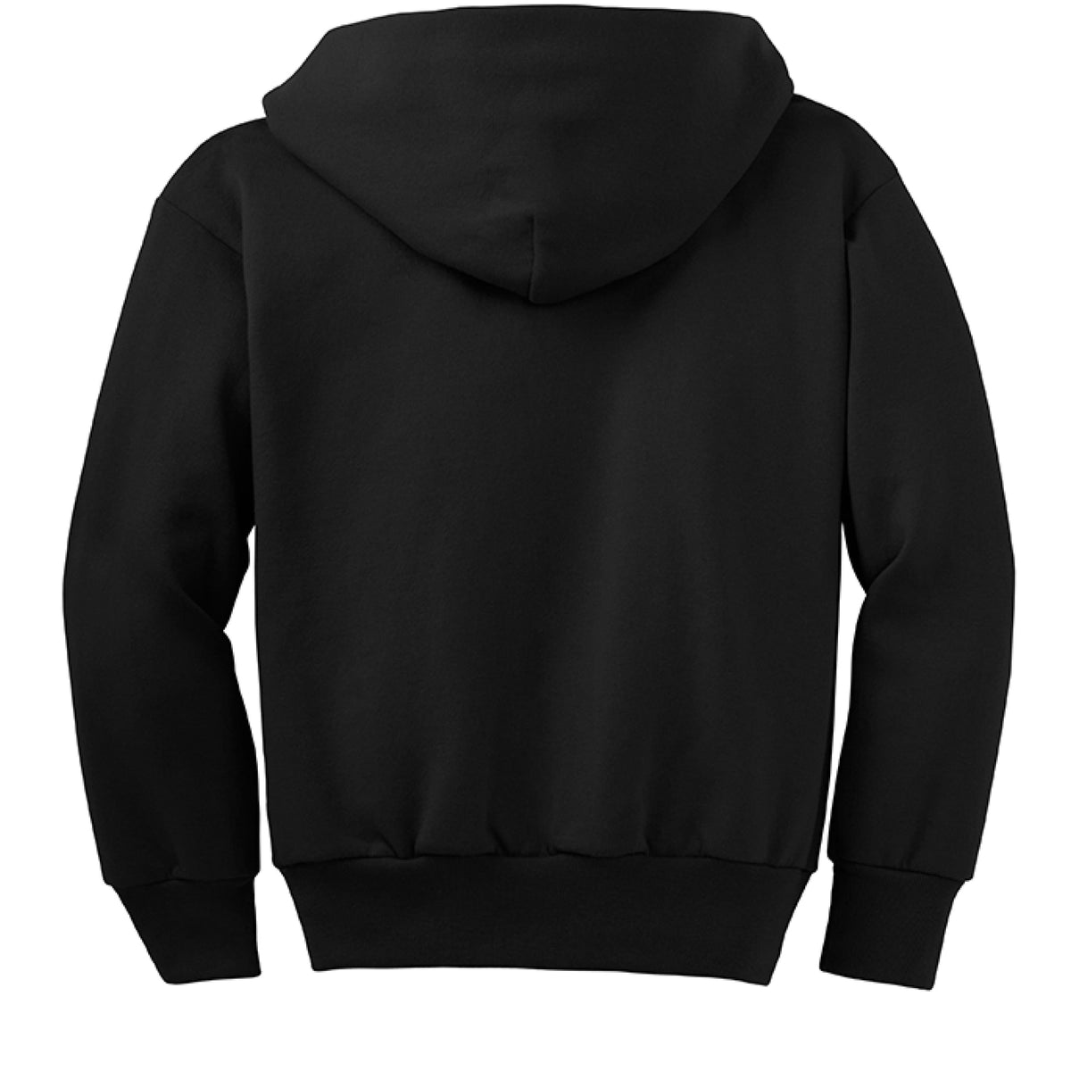Lacrosse Fanatic  Folsom Fury Youth Zipped  Fleece Hoodie - Black (Name Only) from Lacrosse Fanatic